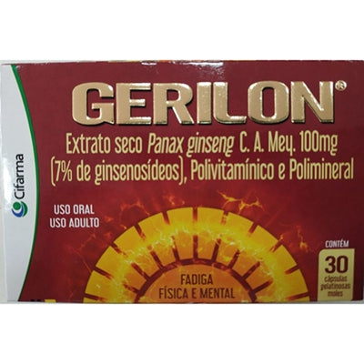 Suplemento Vitamínico Gerilon Cifarma 60 Cápsulas