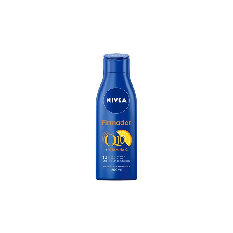 NIVEA LOÇÃO HIDRATANTE FIRMADOR Q10 + VITAMINA C PELE SECA 200mL