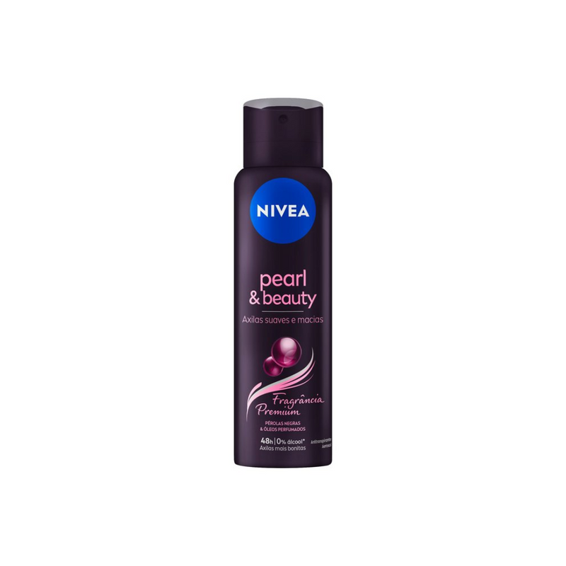 Antitranspirante Aerossol Nivea Pearl & Beauty Pérolas Negras 150ml