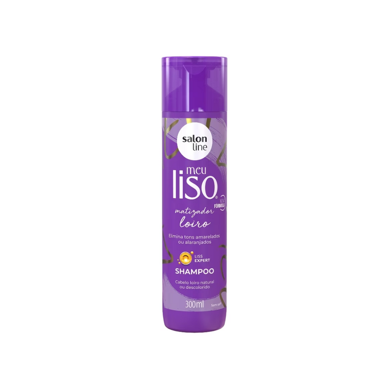 Shampoo Meu Liso Matizador Loiro Salon Line 300ml