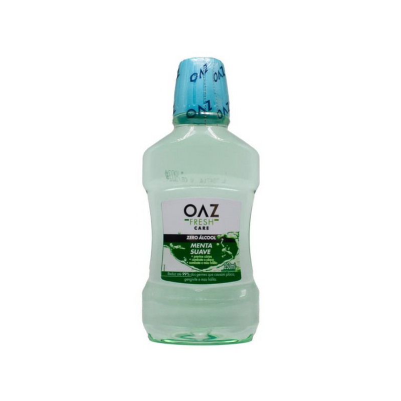 Enxaguante Bucal Oaz Fresh Care Menta Suave Com 250Ml